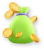 Coins bag - 1 million coins welcome bonus